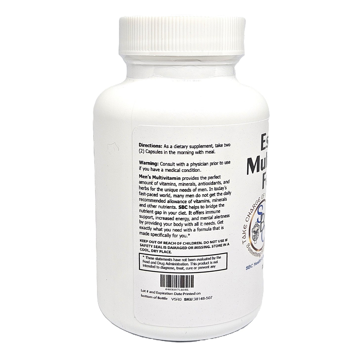 Multivitamin Vitamin Supplements for Men - 60 Capsules