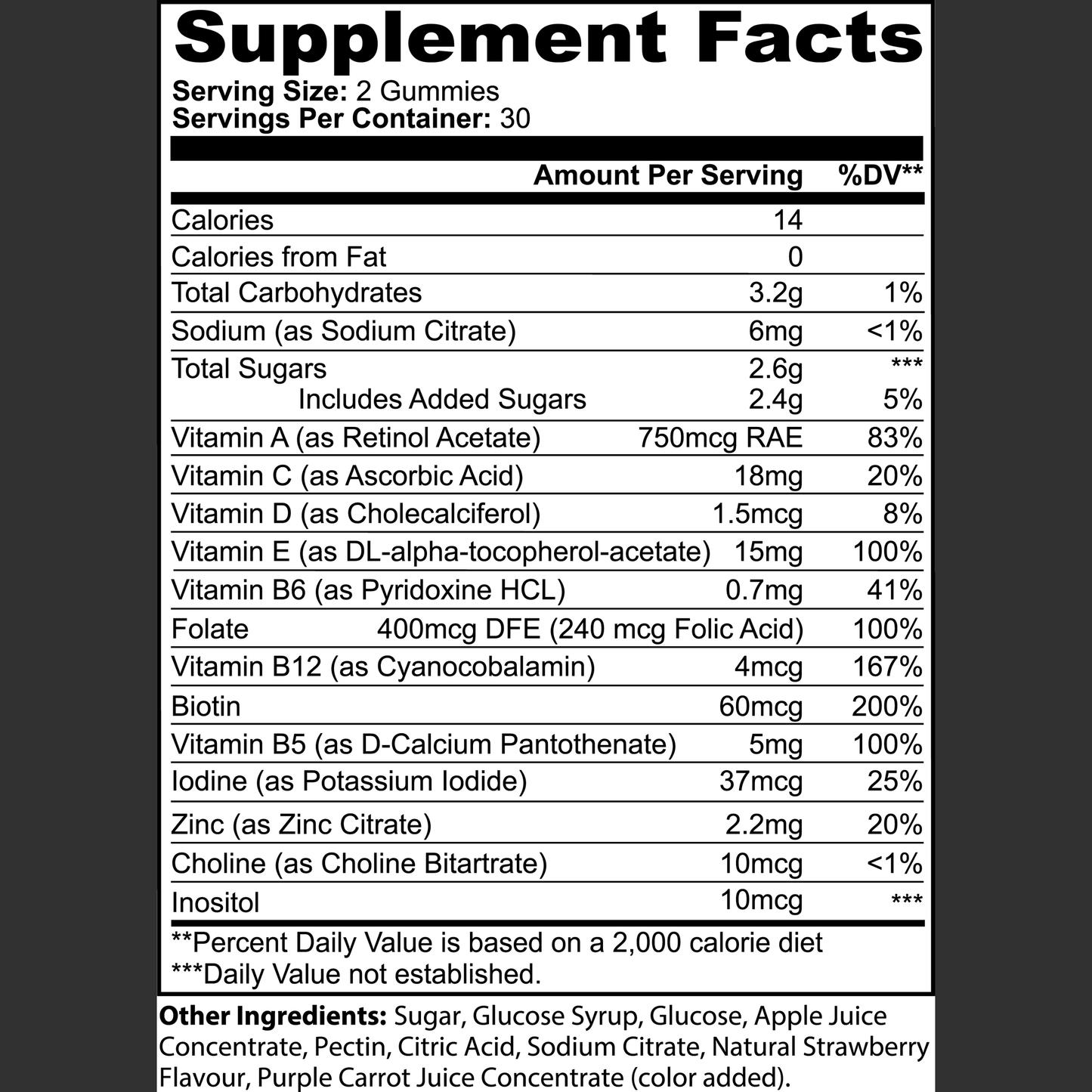 Adult Multivitamin (Gummies)