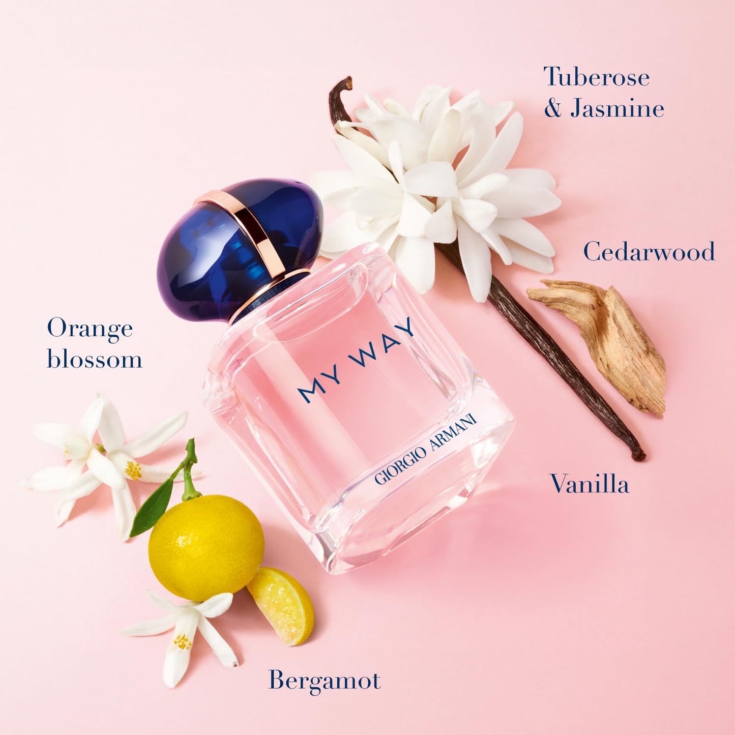 Armani Beauty – My Way Eau de Parfum (3 oz) – A Radiant Floral Woody Fragrance for Women