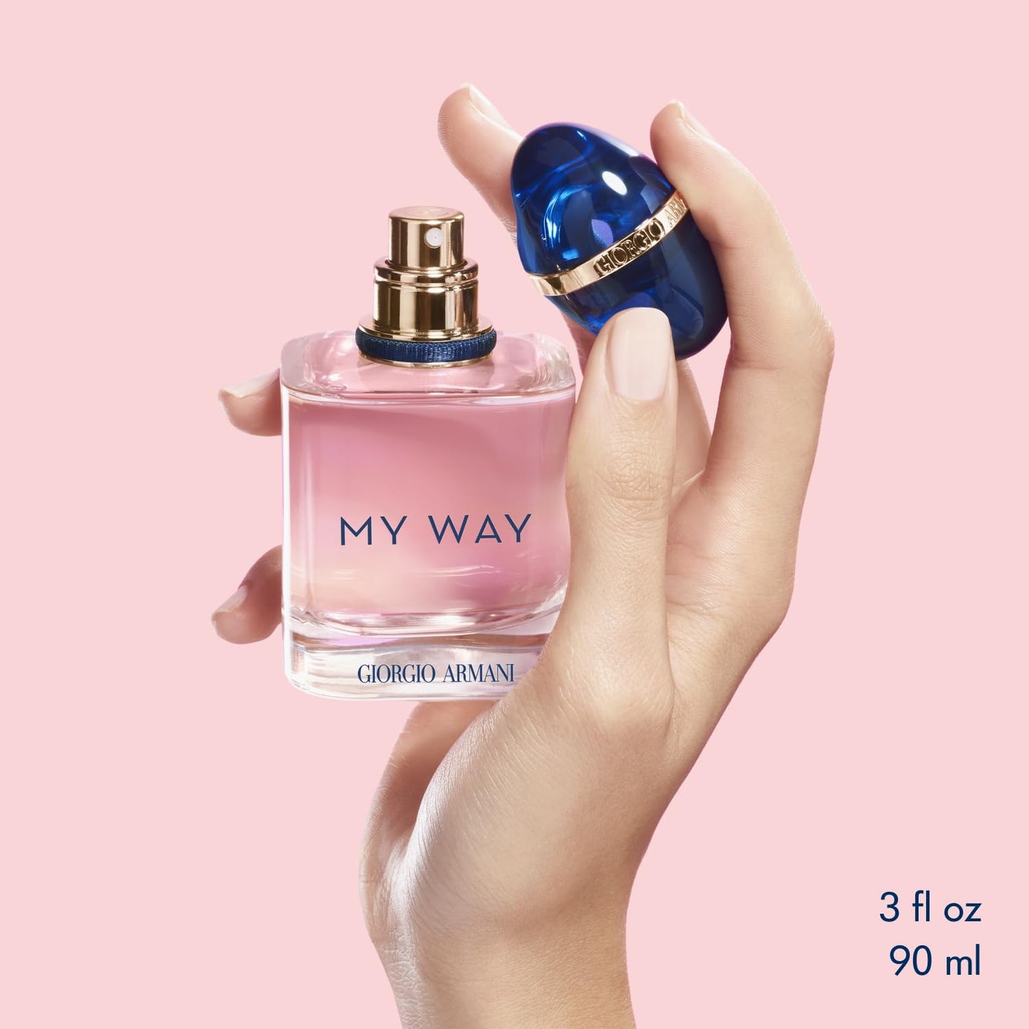 Armani Beauty – My Way Eau de Parfum (3 oz) – A Radiant Floral Woody Fragrance for Women