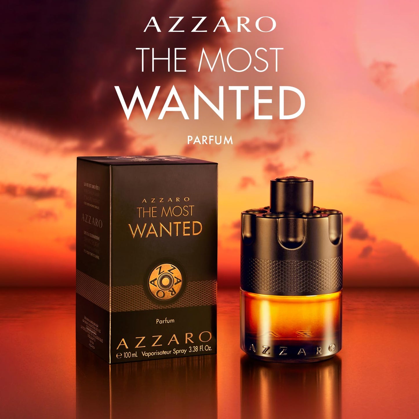 Azzaro The Most Wanted 3.38 oz./ 100 ml. Parfum EDP Spray for Men