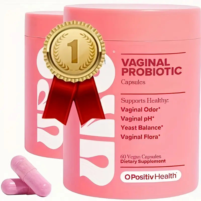 URO Vaginal Probiotics for Women pH Balance with Prebiotics & Lactobacillus Probiotic Blend - Women's Vaginal Health Supplement - Promote Healthy Vaginal Odor & Vaginal Flora, 60 Count Pack of 1