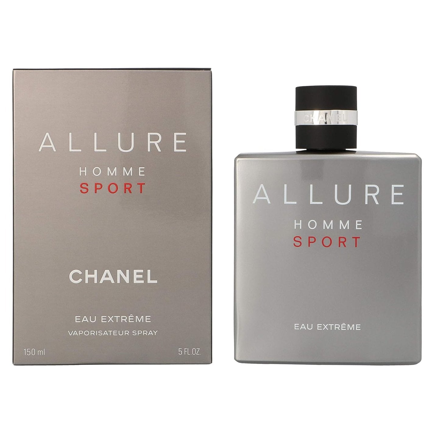 Chanel Allure Homme Sport Eau Extrême EDP 3.4 oz – Fresh Woody Aromatic with Tonka & Mint