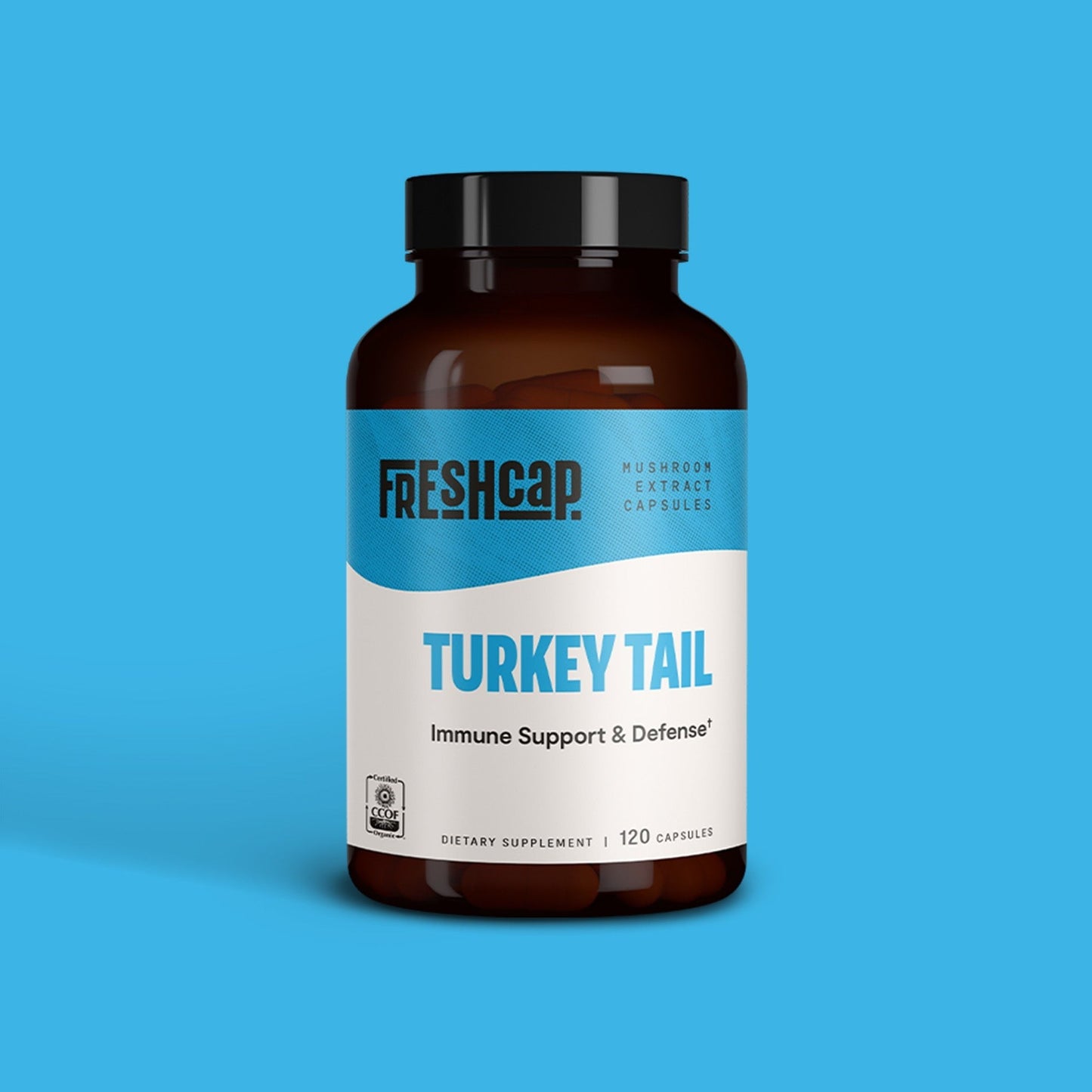 Turkey Tail Mushroom Extract Capsules
