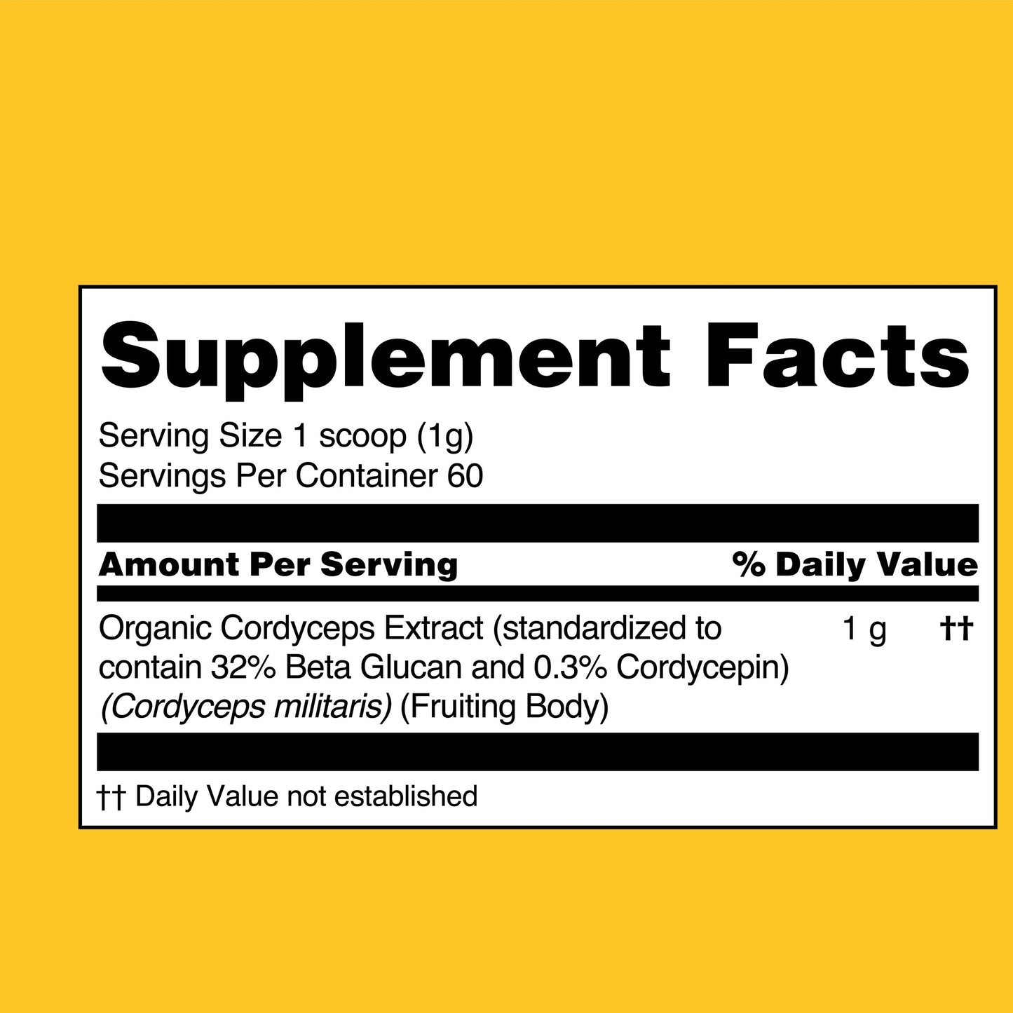 Cordyceps Mushroom Extract Powder