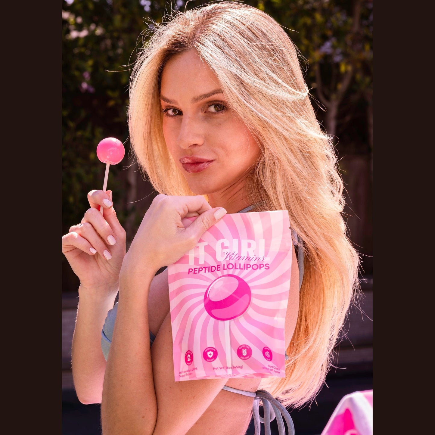 It Girl Beauty Lollipops - Collagen Peptides & Vitamin C Healthy Candy for Skin, Hair, Nails