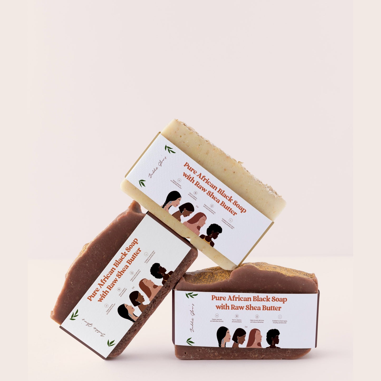 African Black Cleansing Bar with Raw Shea Butter