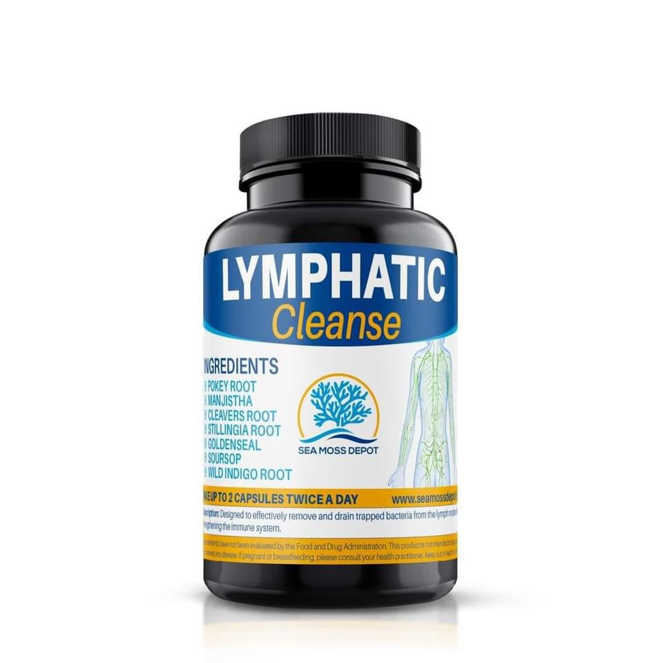 Lymphatic Wellness Herbal Support Capsules | Natural Fluid Balance & Energy Support | SP Health & Beauty