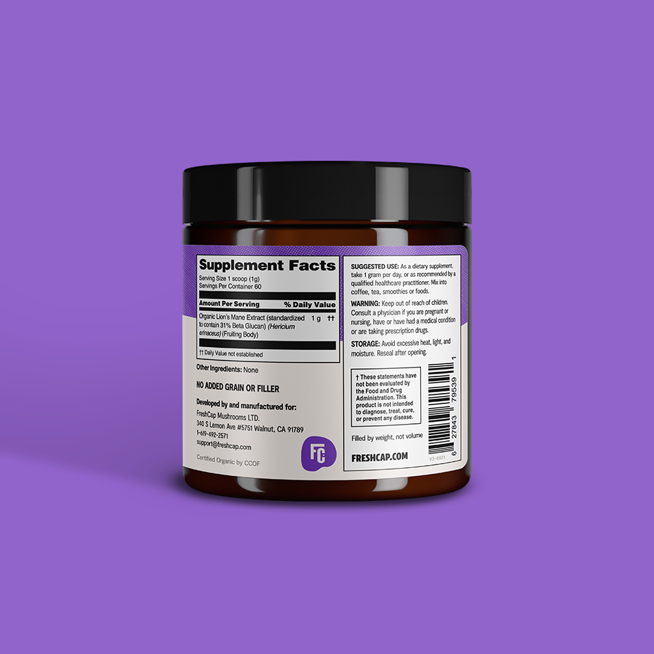 Lion's Mane Mushroom Extract Powder