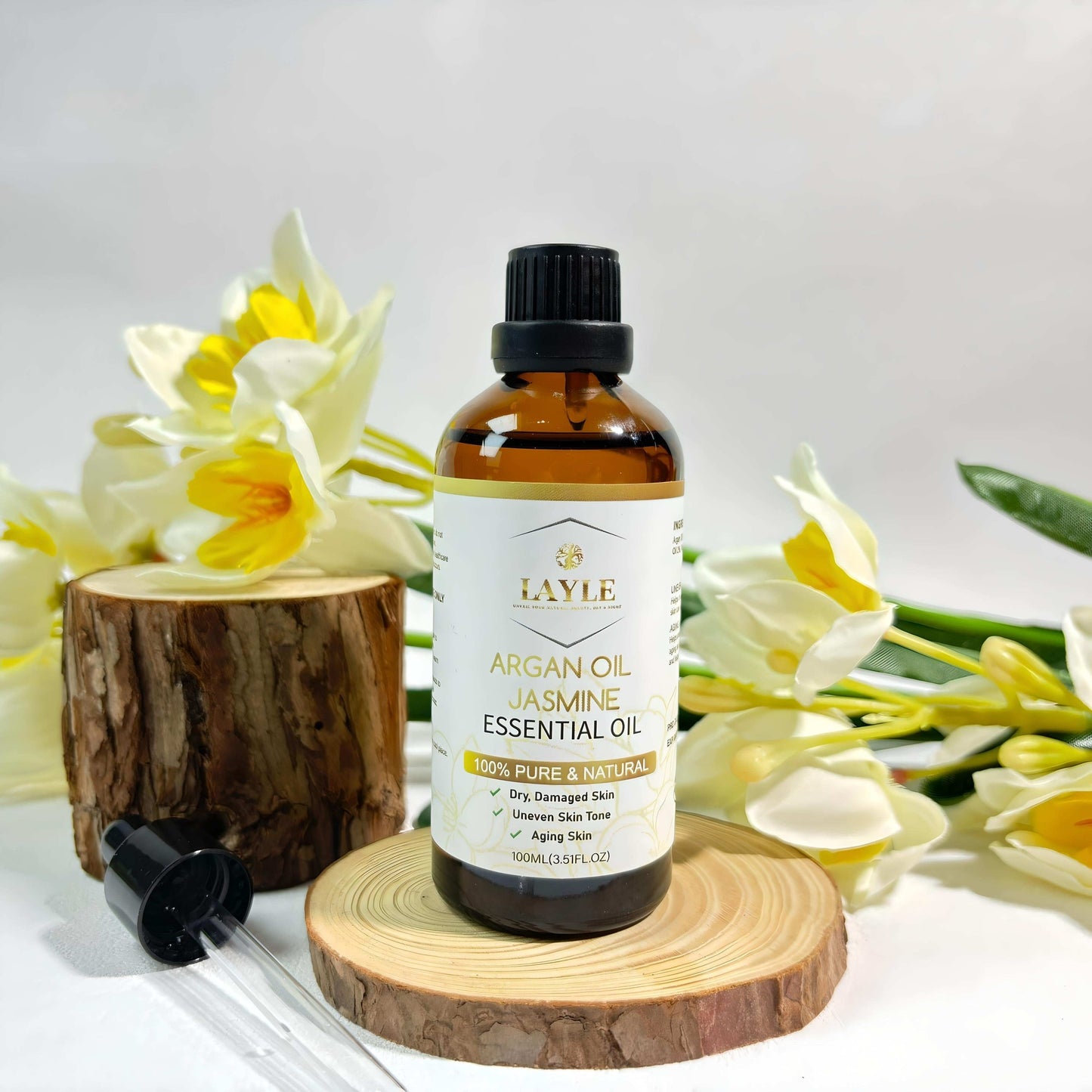 Organic Argan Oil Jasmine – Luxurious Hydration with a Floral Touch 🌸💛