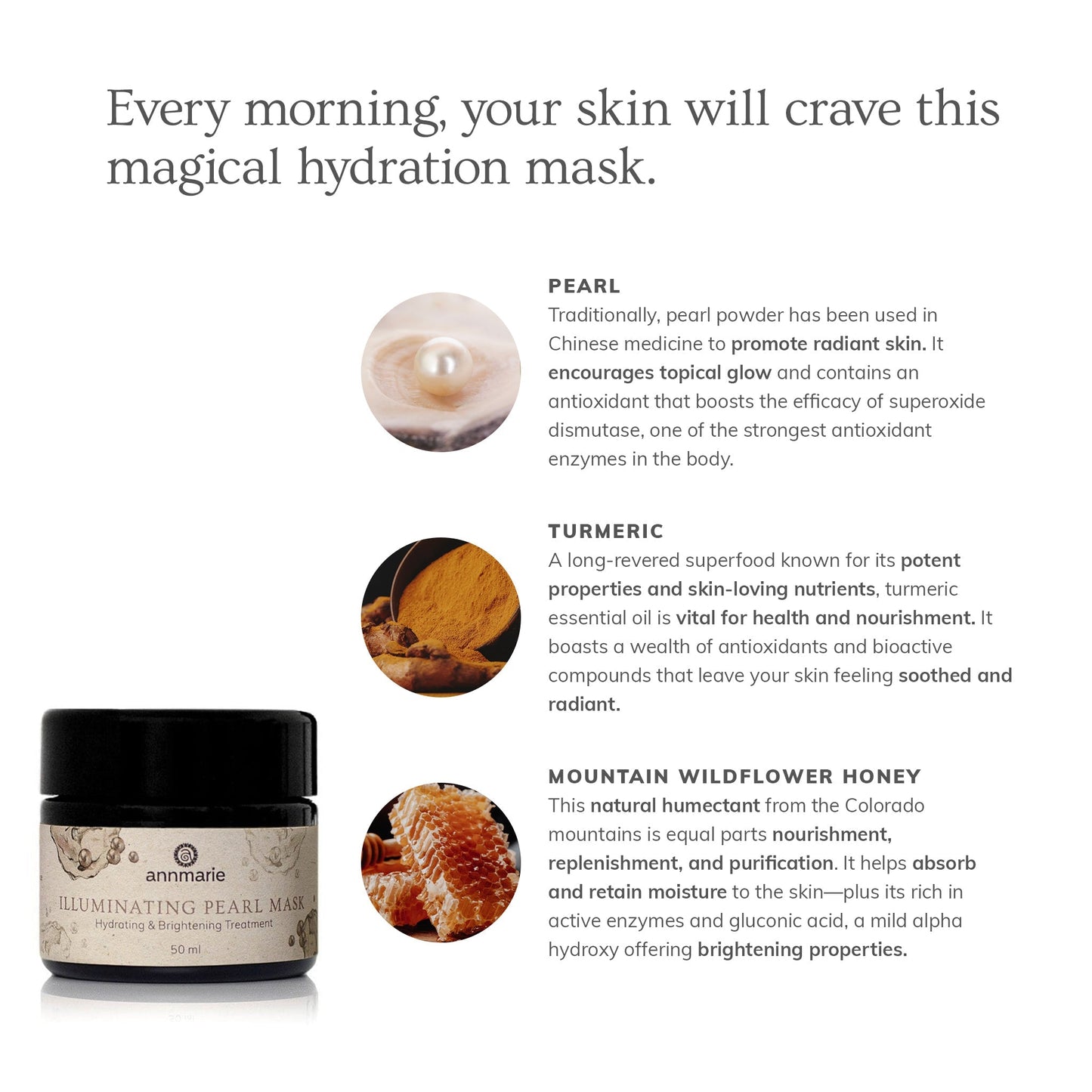 Illuminating Pearl Mask - Hydrating & Brightening Treatment 50ml - Collective