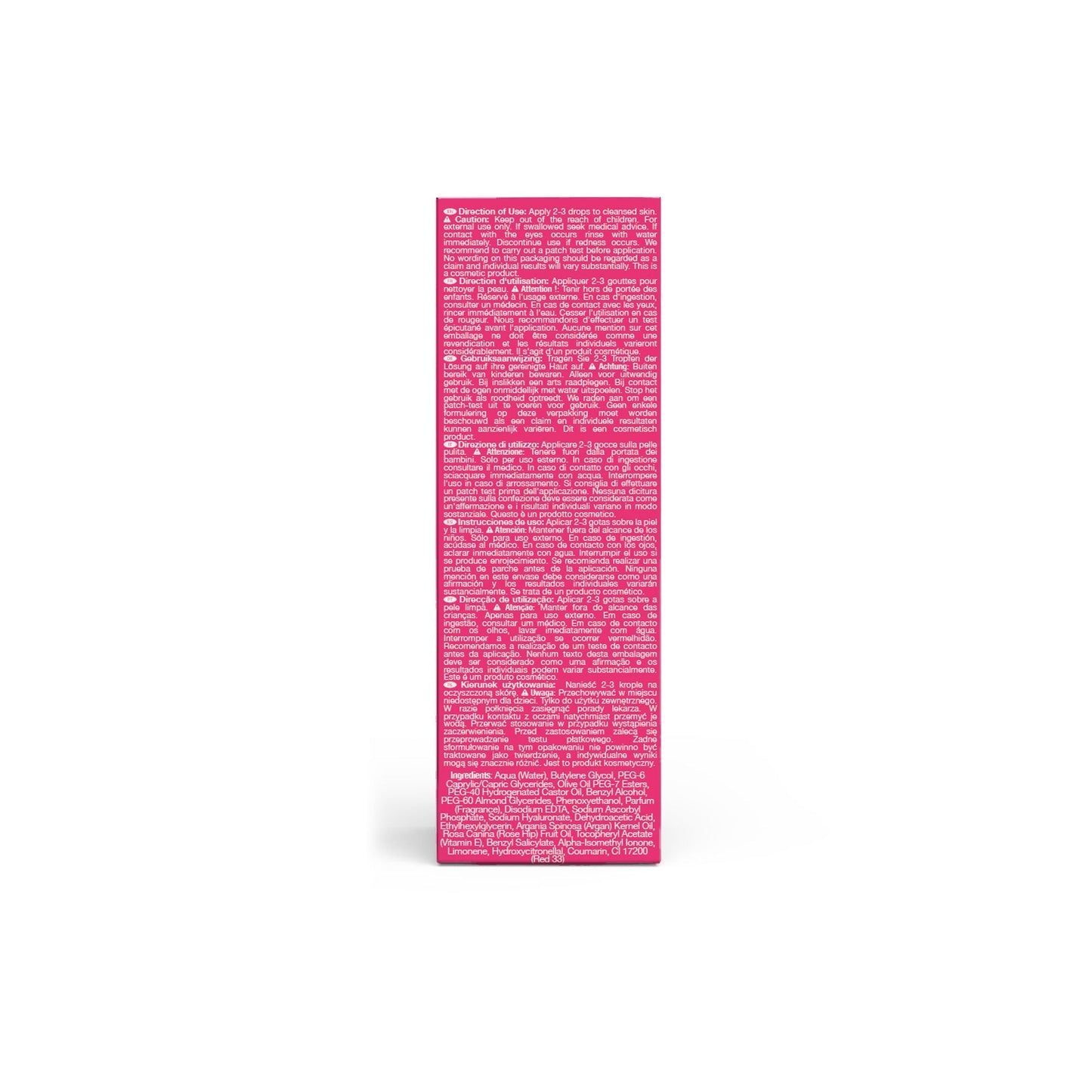 Moroccan Rose Facial Oil with Hyaluronic Acid & Vitamin C