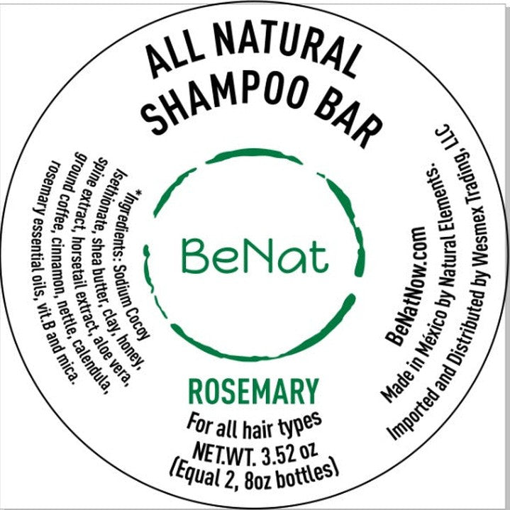 All-Natural Shampoo Bar. Plastic-Free
