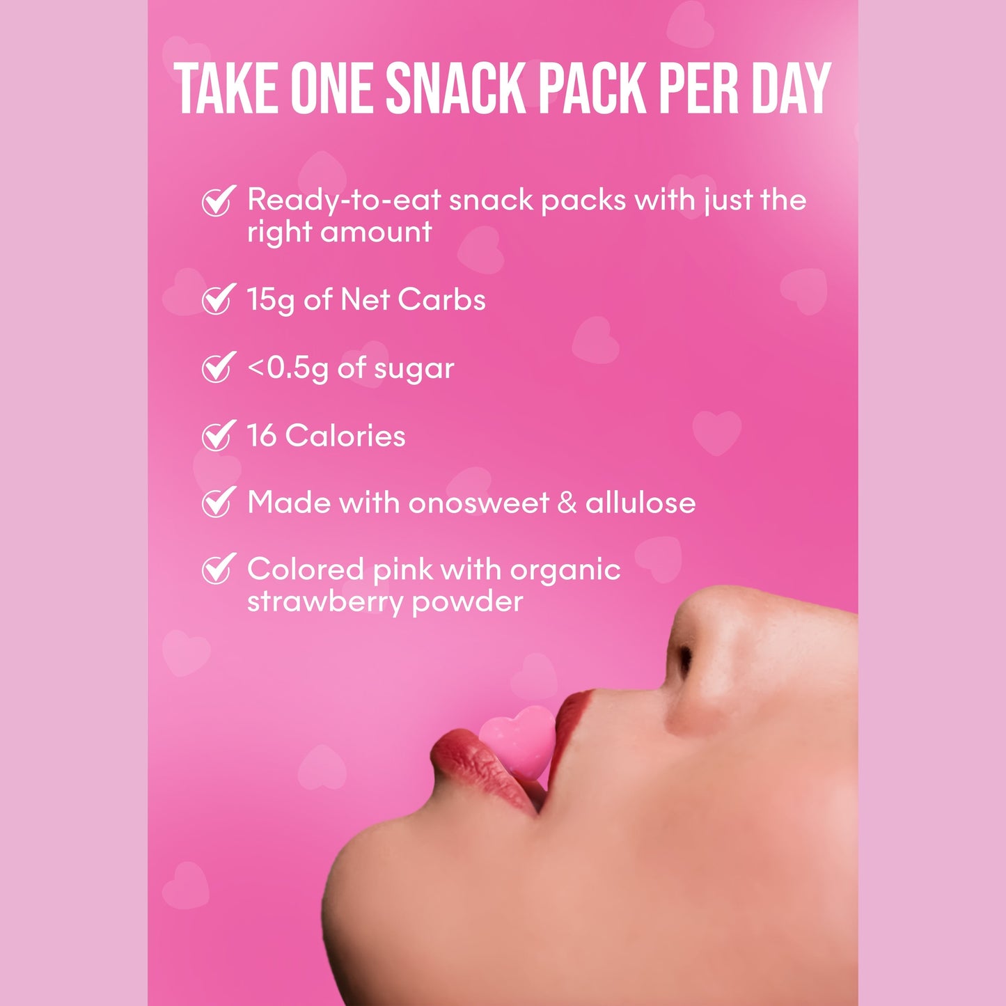 It Girl Snack - Superfoods Greens Gummies in Pink Starburst Flavor