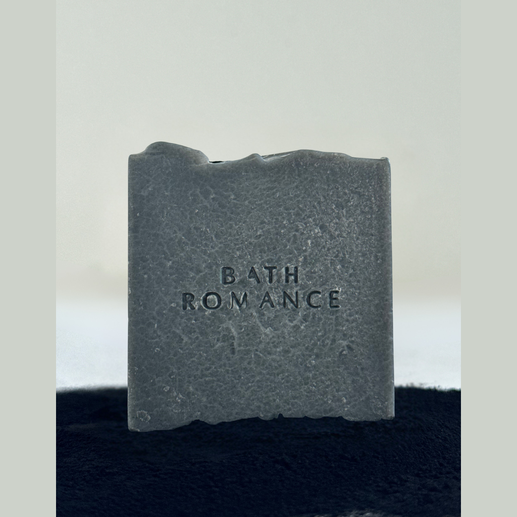 Activated charcoal soap bar