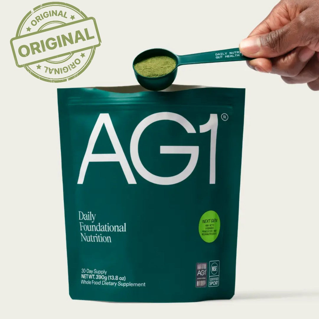 AG1 Athletic Greens Powder – Daily Foundational Nutrition, 360 g (12.7 oz), Pack of 2 – 60 Servings