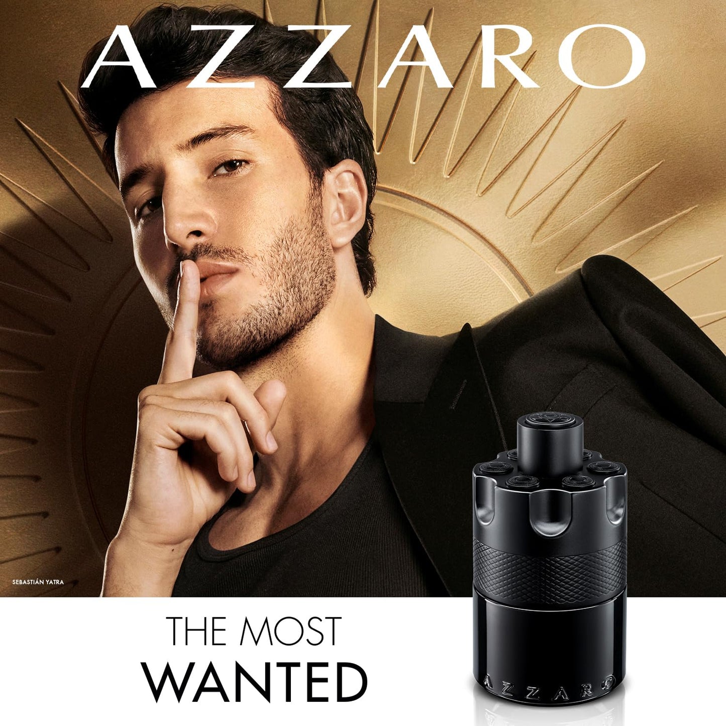 Azzaro The Most Wanted Intense EDP 3.3 oz – Woody Amber Spicy Cologne with Cardamom, Toffee & Amberwood