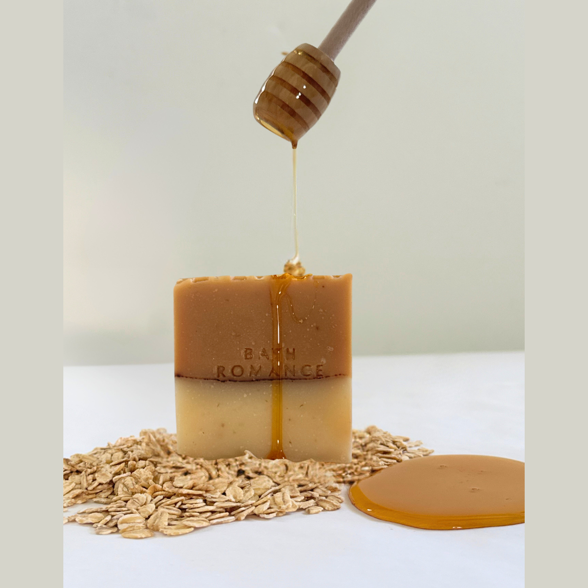 oatmeal honey soap bar