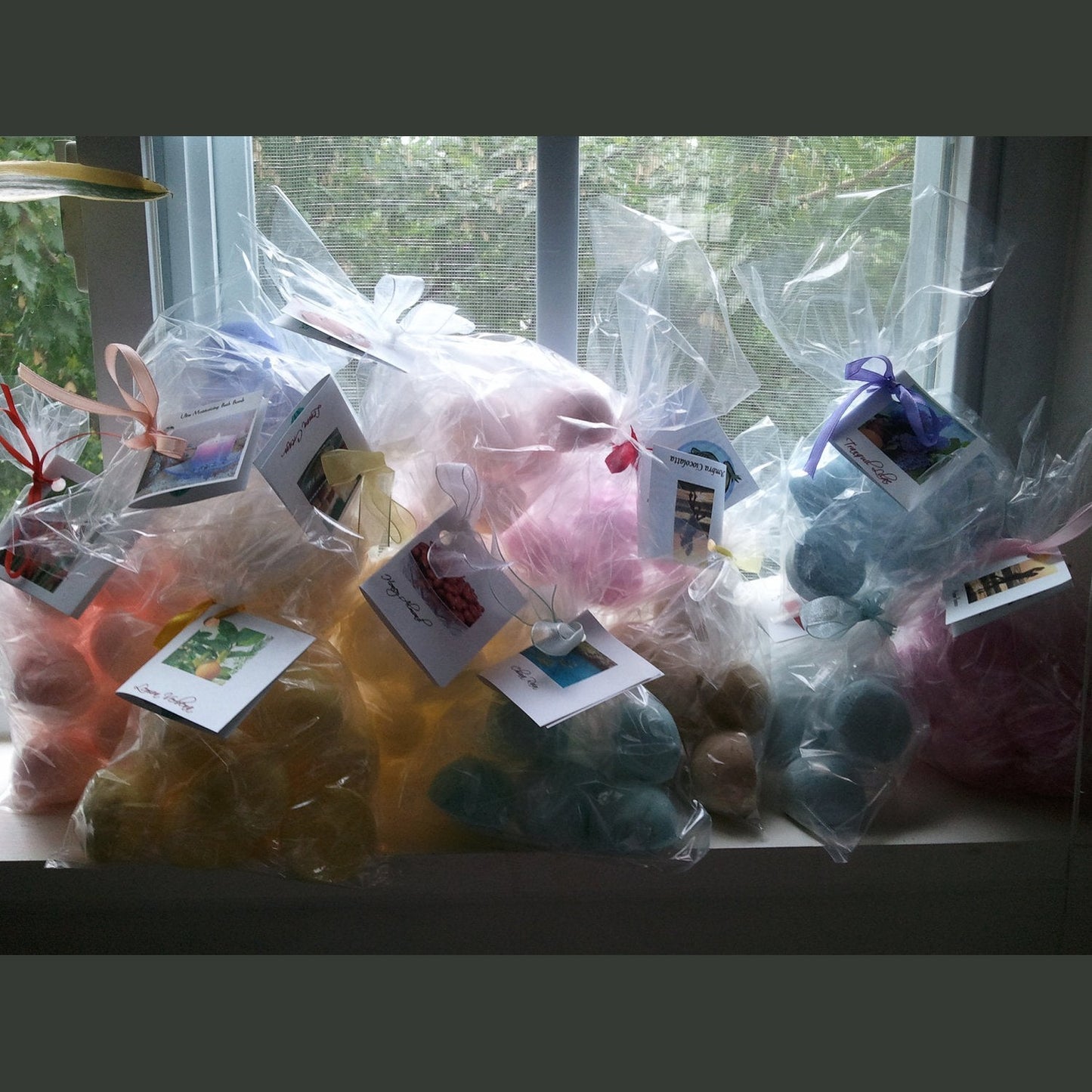 14 bath bombs (select from over 100 fragrances) our Little Bag of Balls (great for dry skin)