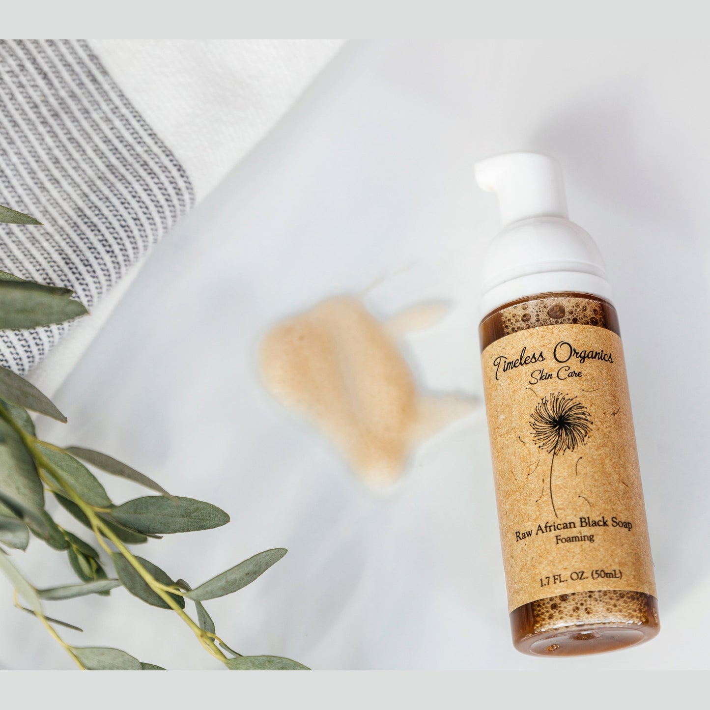 Liquid RAW African Black Soap - Foaming