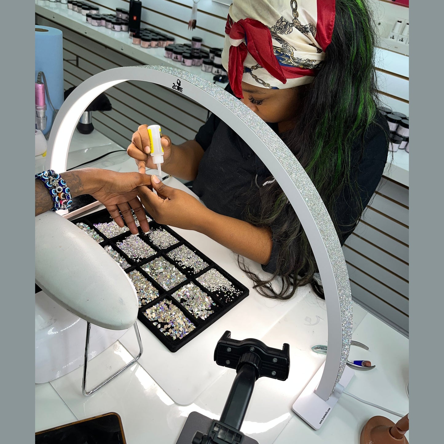 White Nail Desk Light (FREE Shipping)