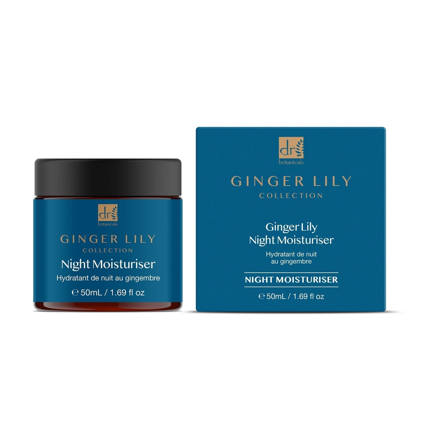 Dr Botanicals Gingerlily Night Moisturizer 50ml Twin Value Savings Pack