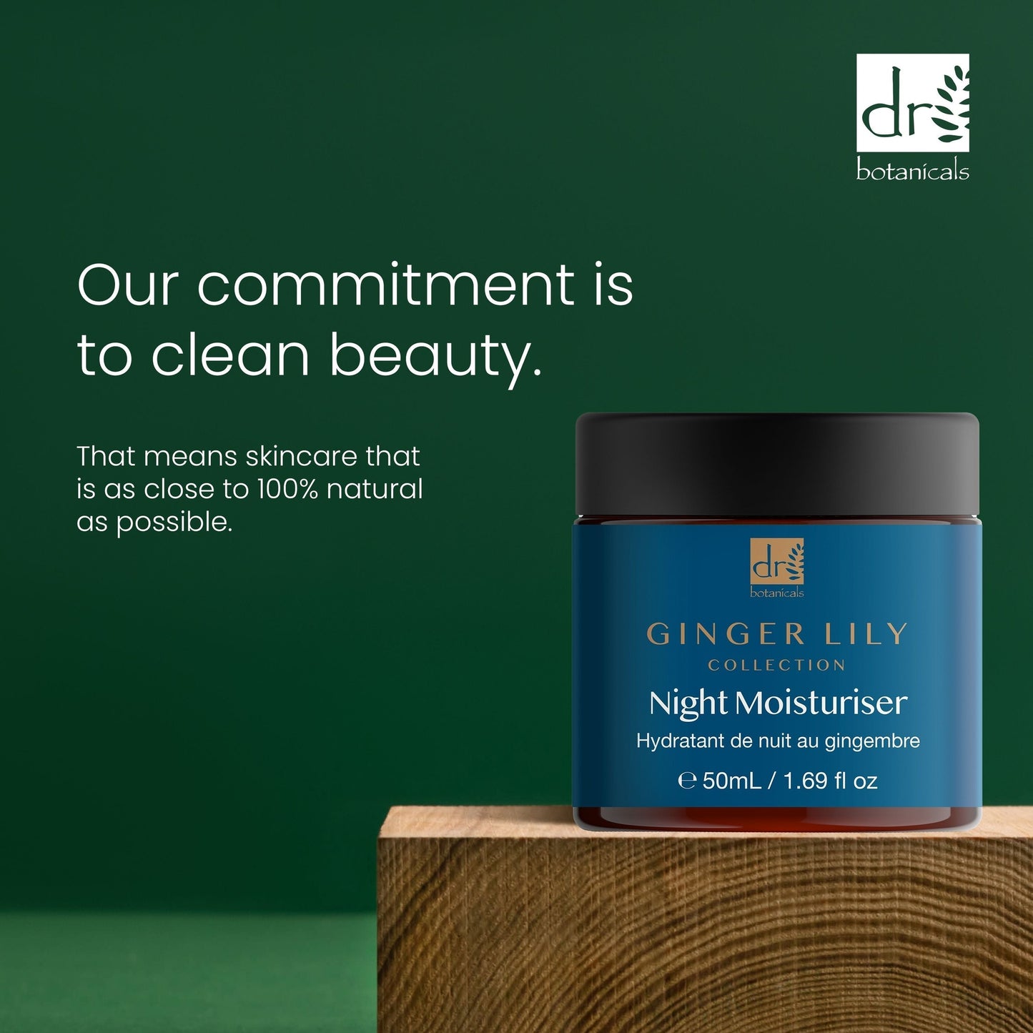 Dr Botanicals Gingerlily Night Moisturizer 50ml Twin Value Savings Pack