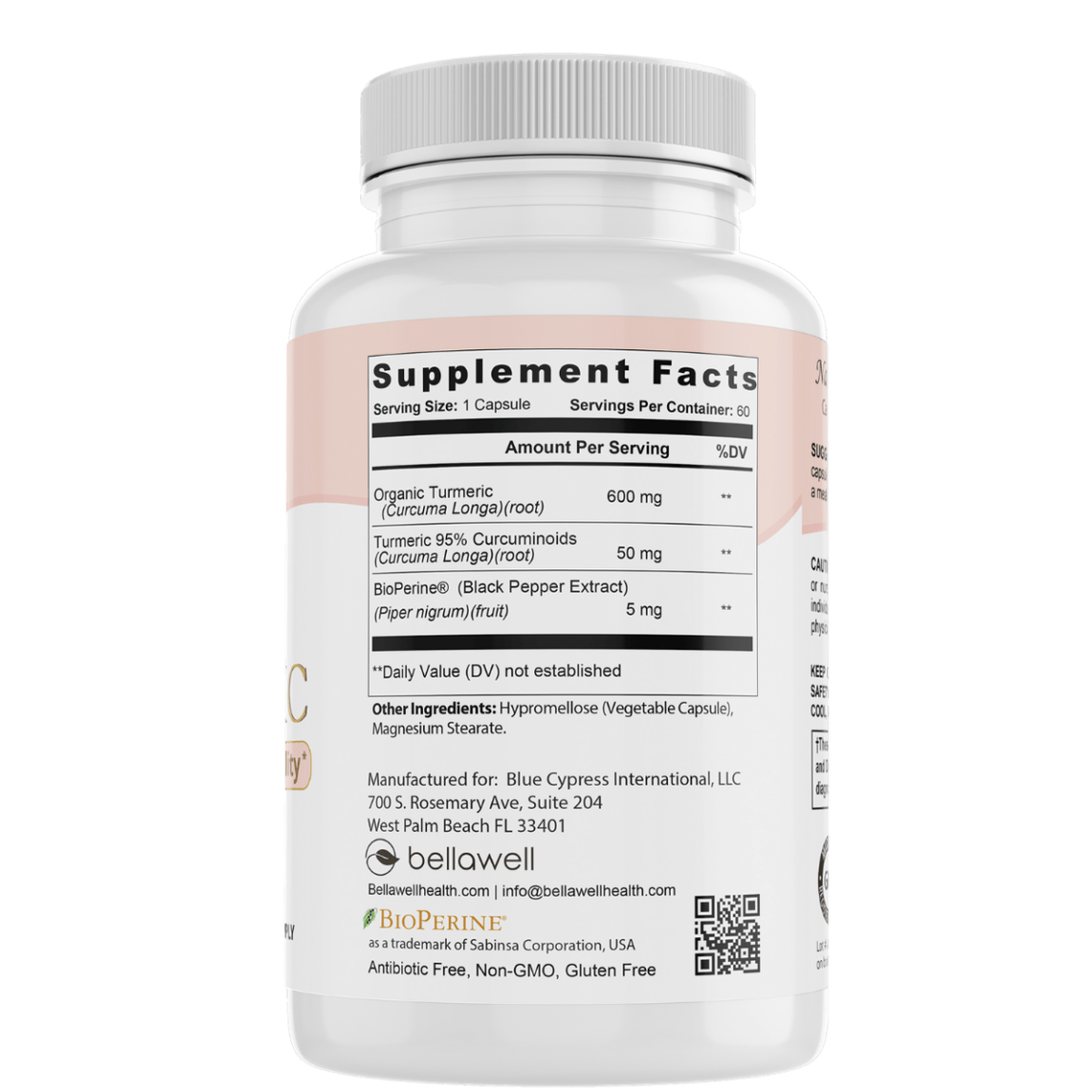 Organic Turmeric - Overall Vitality by Bellawell