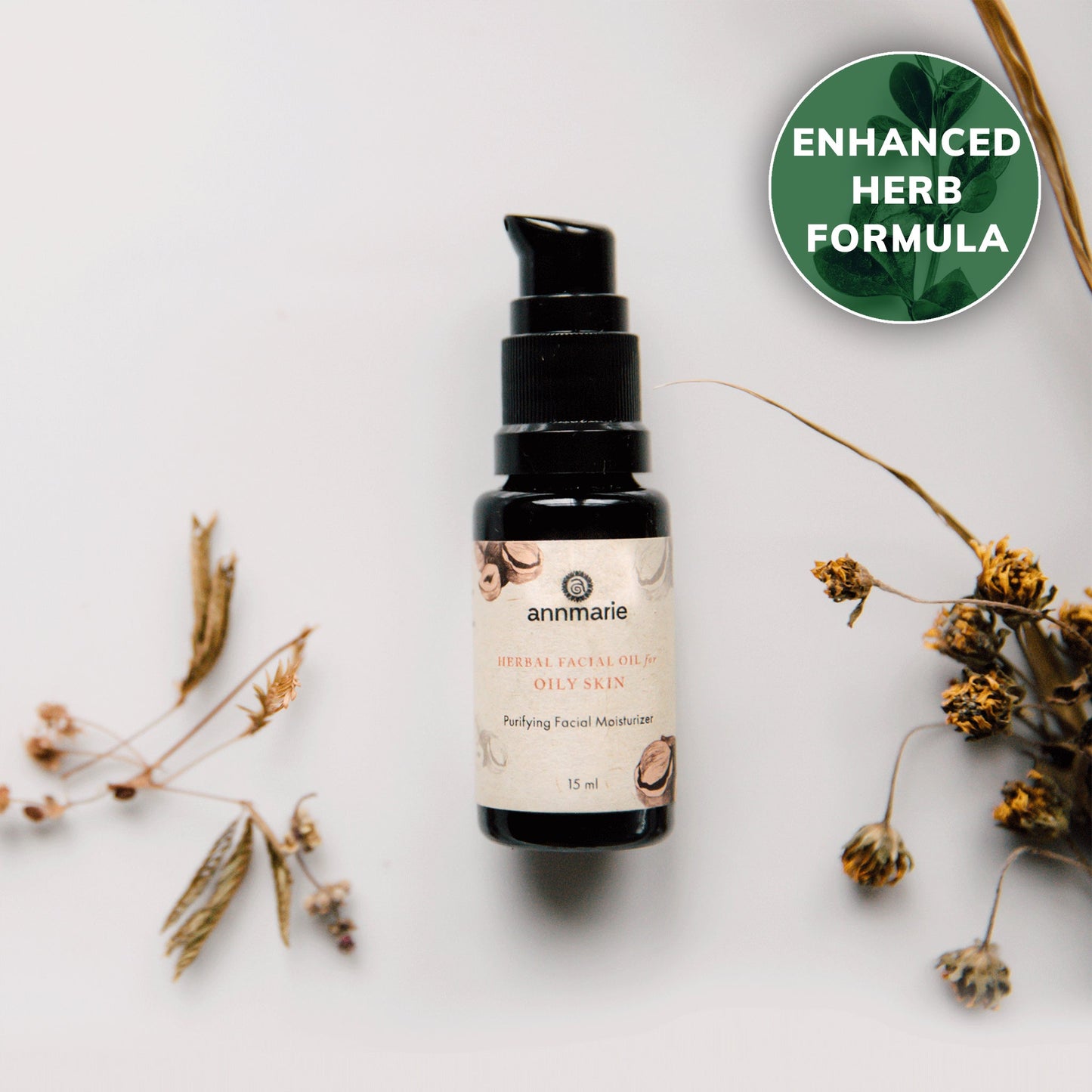 Herbal Facial Oil for Oily Skin 15ml - Collective