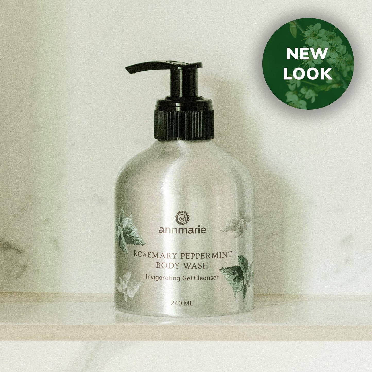 Rosemary Peppermint Hand & Body Wash 240ml - Collective