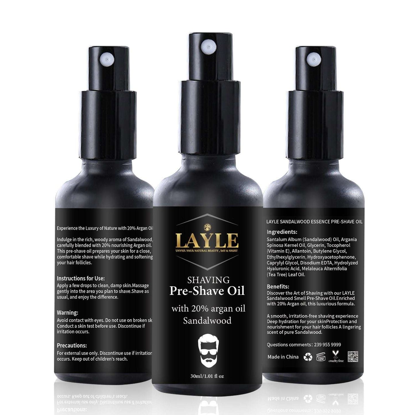Men’s Pre-Shave Oil – Smooth, Nourished & Razor-Ready ✨🪒