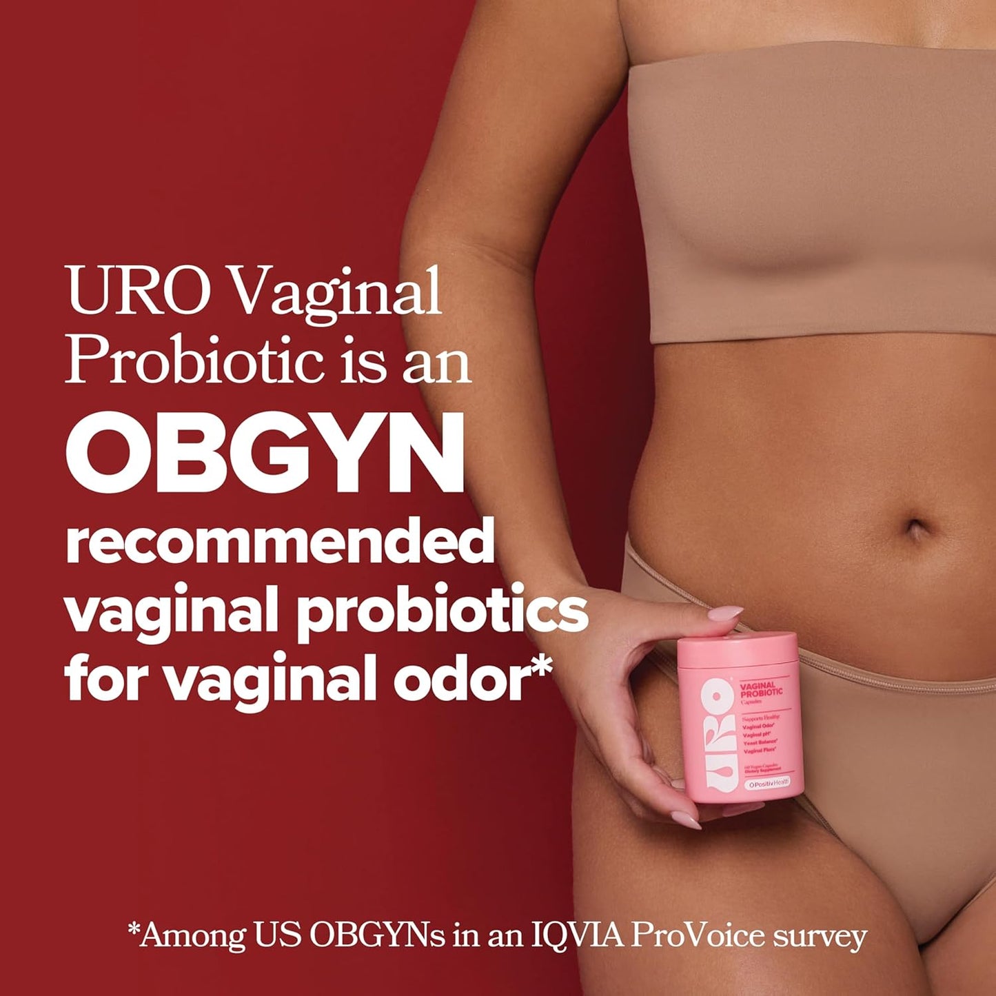 O Positiv URO Vaginal Probiotics – 60 Vegi‑Capsules for Vaginal pH Balance, Odor Control & Flora Support