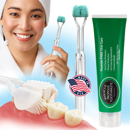 Miracle Propolis Toothpaste w/ Tea Tree Oil, Natural, No Fluoride