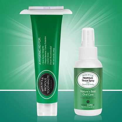 2 oz Miracle Propolis Throat Spray  with 7 other herbs for Flu season and Allergies