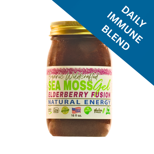 Elderberry Fusion Sea Moss Gel   16oz