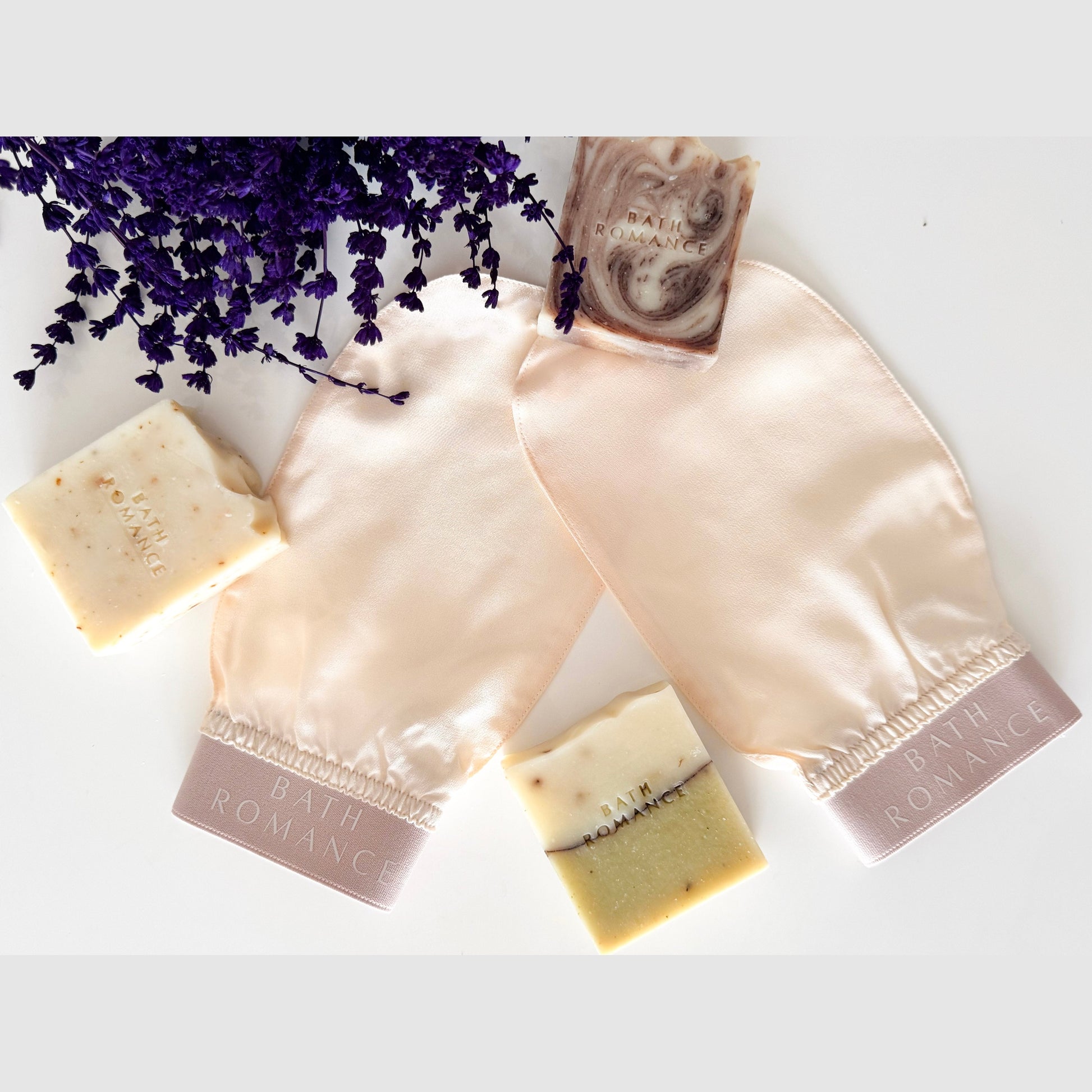 exfoliating silk bath glove