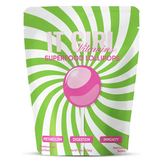 Superfood Greens Lollipops - Vegan Candy with Supergreens, Vitamins & Antioxidants