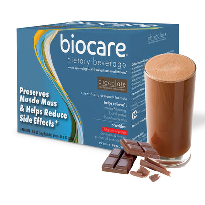 30G Protein Chocolate Biocare Dietary Beverage 14-Count