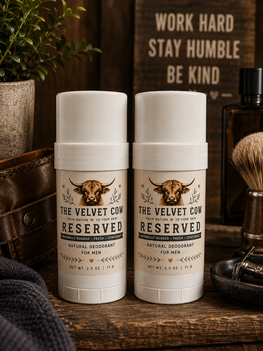 All-Natural Tallow Deodorant | Baking Soda Free| Aluminum Free| All day odor Protection