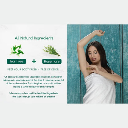 2-Pack All-Natural, Plastic-Free Deodorants