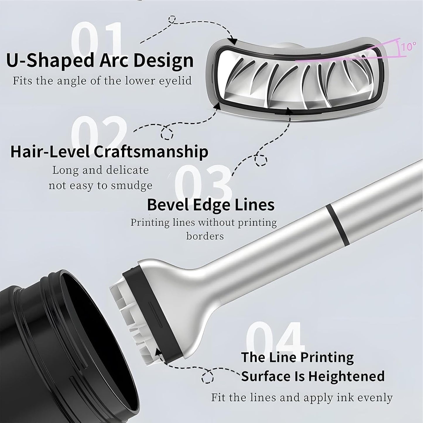 AOJN Lower Eyelash Stamp