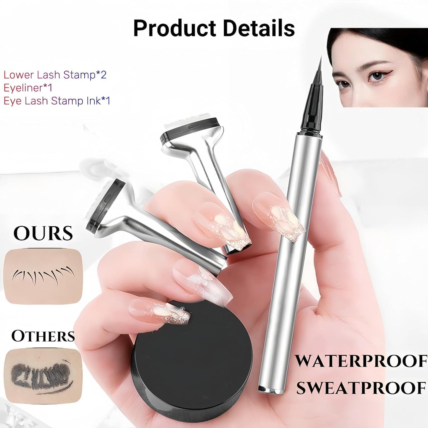 AOJN Lower Eyelash Stamp