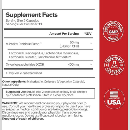 URO Vaginal Probiotics for Women pH Balance with Prebiotics & Lactobacillus Probiotic Blend - Women's Vaginal Health Supplement - Promote Healthy Vaginal Odor & Vaginal Flora, 60 Count Pack of 1