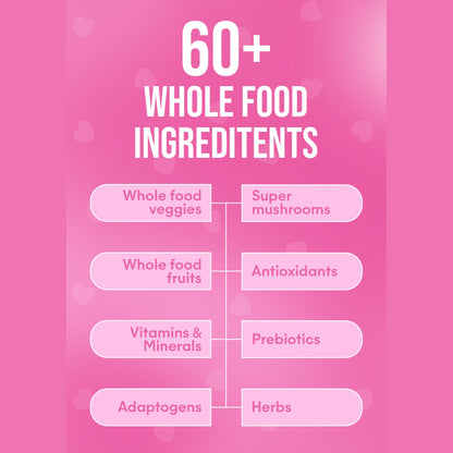 It Girl Snack - Superfoods Greens Gummies in Pink Starburst Flavor