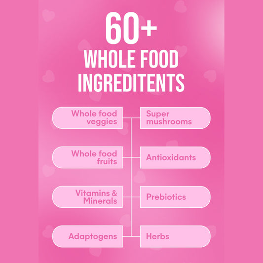 It Girl Snack - Superfoods Greens Gummies in Pink Starburst Flavor