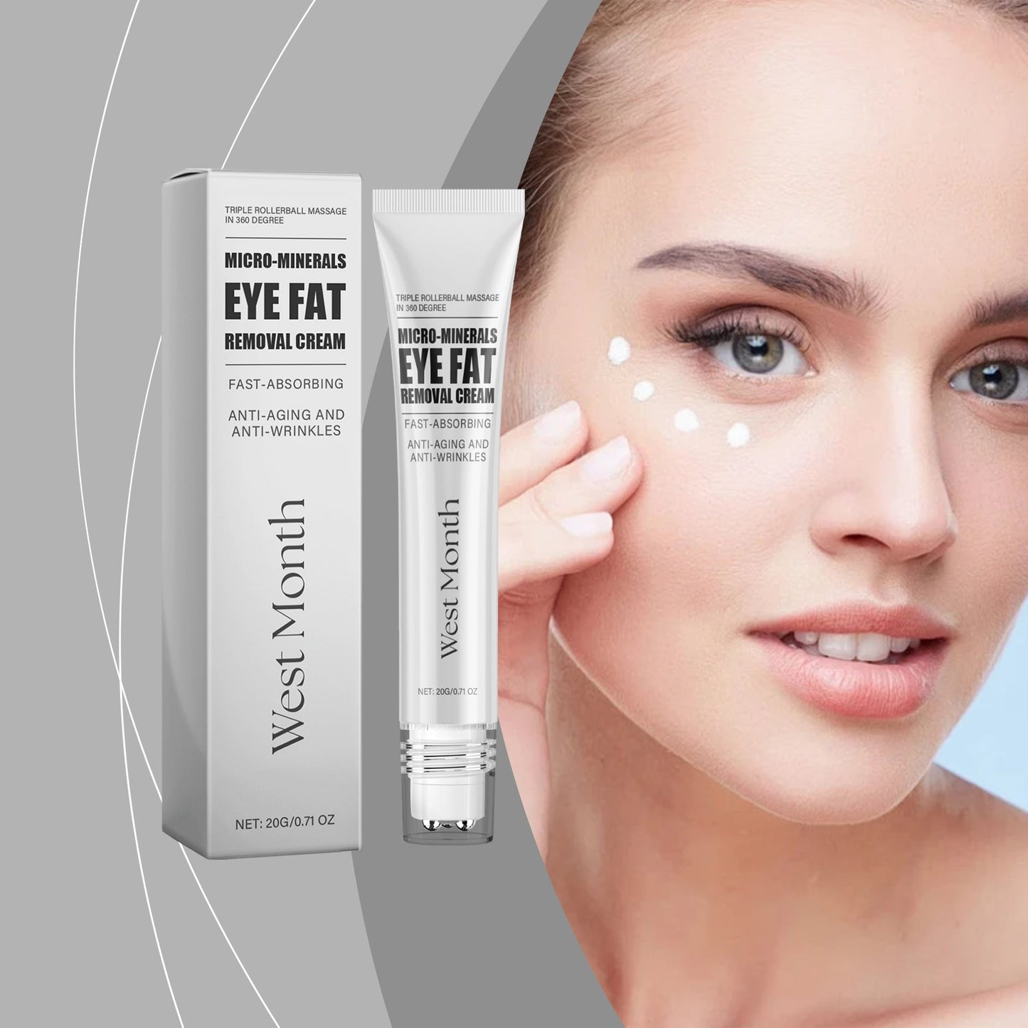 Firming Eye Cream Moisturizes And Tightens The Skin Around The Eyes And Lightens Fine Lines