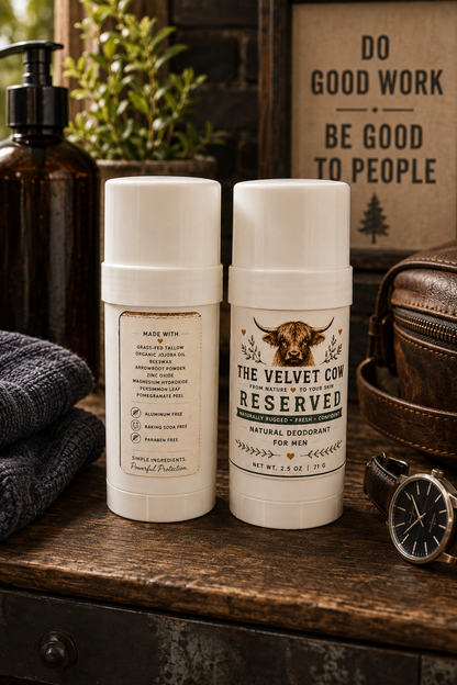 All-Natural Tallow Deodorant | Baking Soda Free| Aluminum Free| All day odor Protection