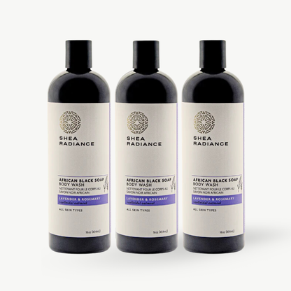 African Black Soap Body Wash with Colloidal Oatmeal for Dry & Sensitive Skin