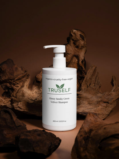 Glossy Smoky Green Vetiver Shampoo