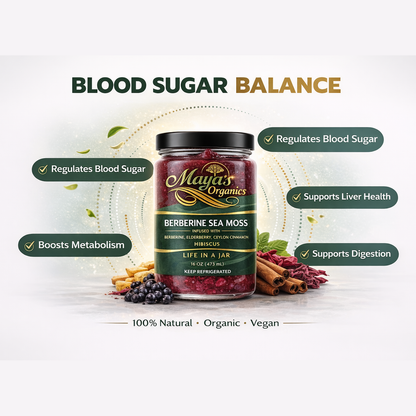 Blood Sugar Wellness Bundle – Berberine Sea Moss Gel + Liver & Gallbladder Support Capsules | SP Health & Beauty